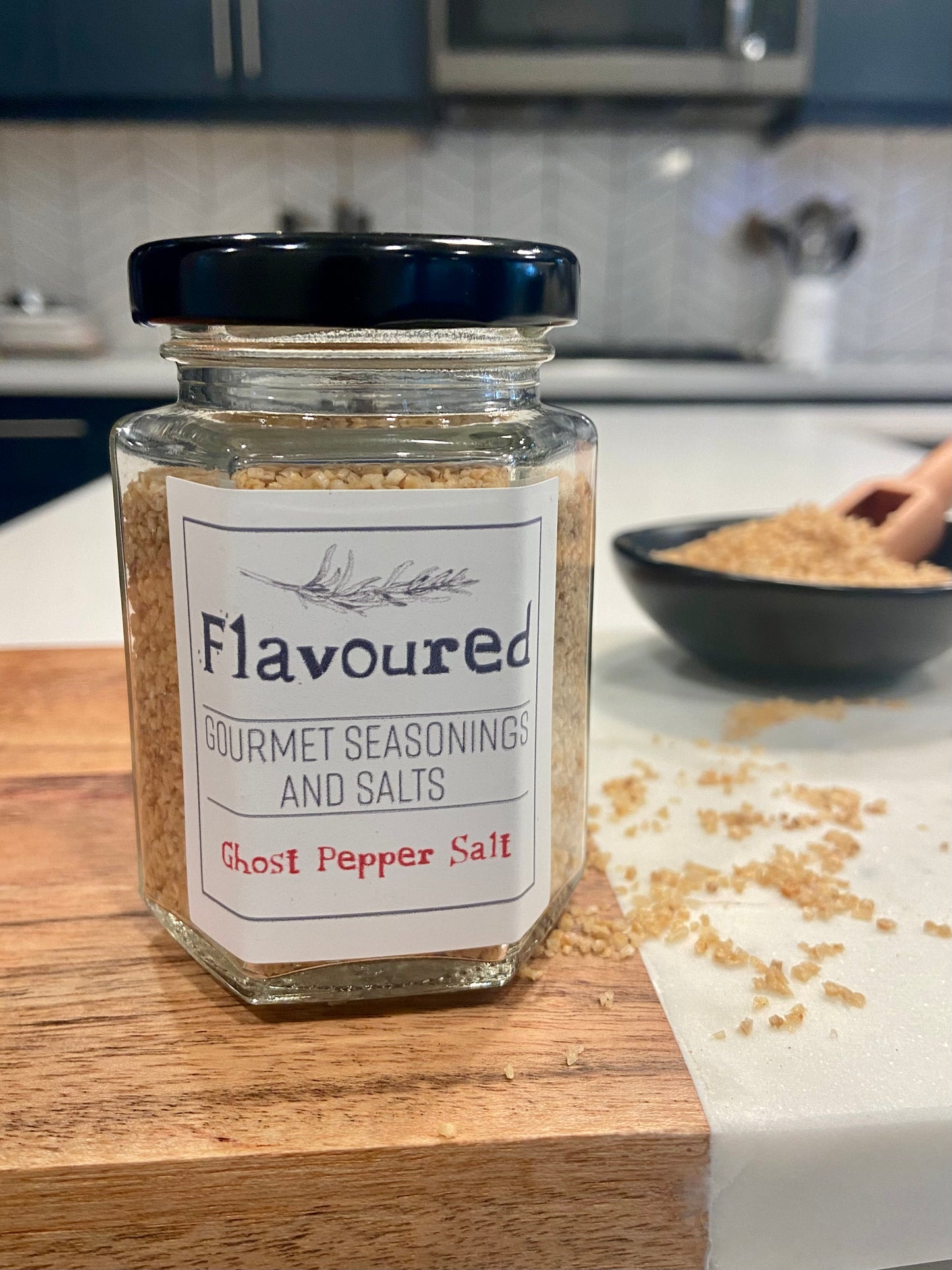 Ghost Pepper Salt (Naga Jolokia) | Fiery Finishing Salt