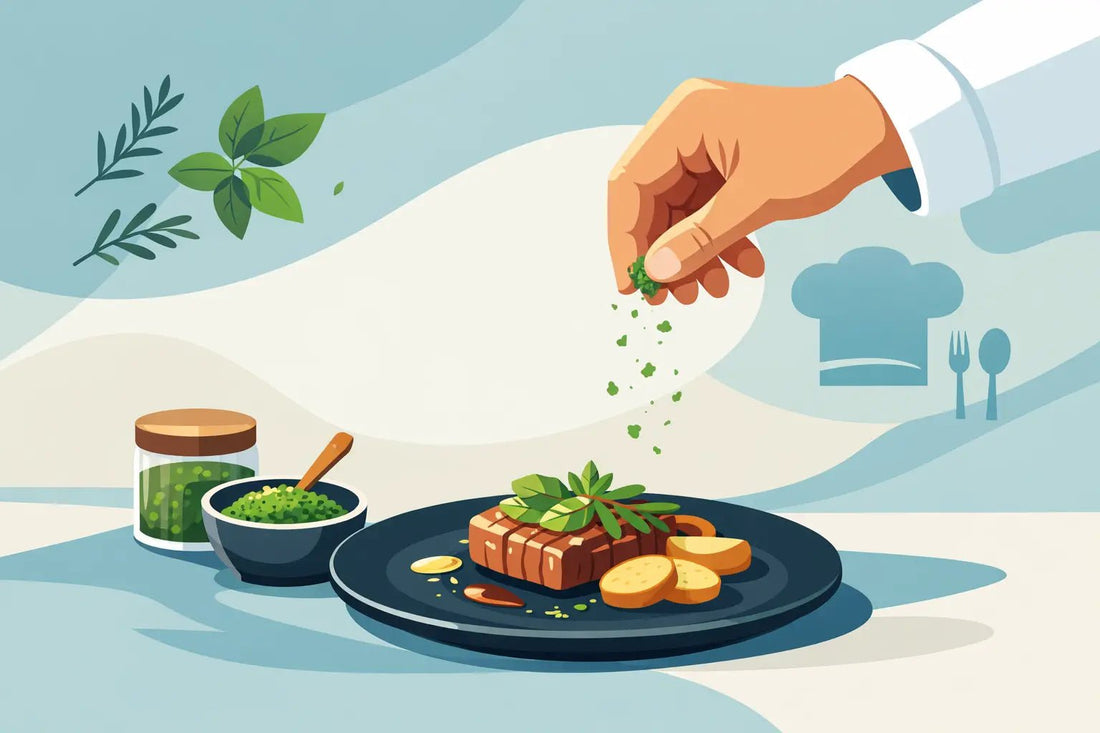 How to Finish Dishes With Herb Salt Like a Chef - Flavoured Gourmet Seasonings