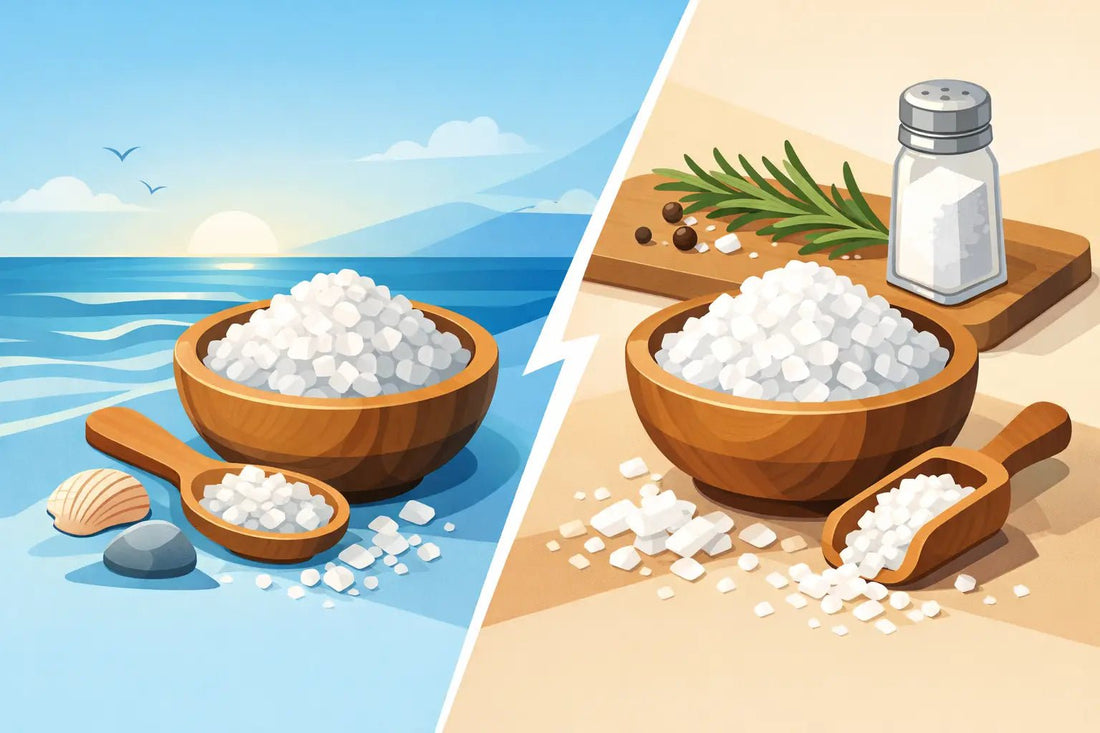 Sea Salt Versus Kosher Salt for Better Cooking - Flavoured Gourmet Seasonings