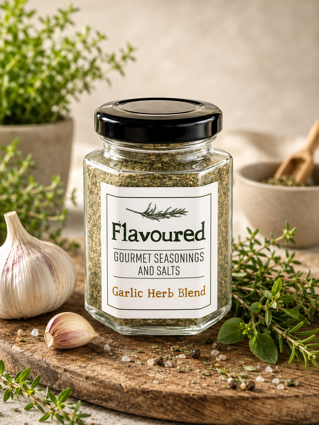 Garlic Herb Seasoning Blend (Real Garlic + Herbs)