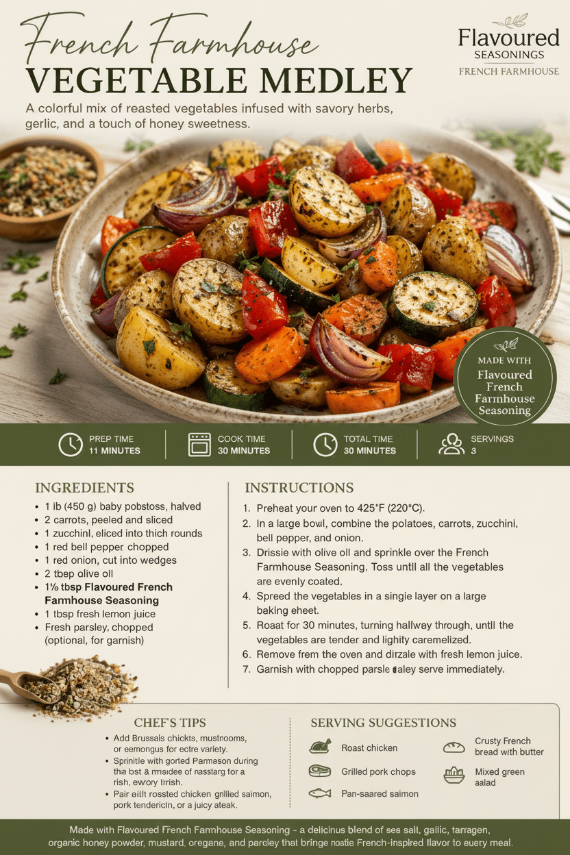 French Farmhouse Herb Salt - Flavoured Gourmet Seasonings