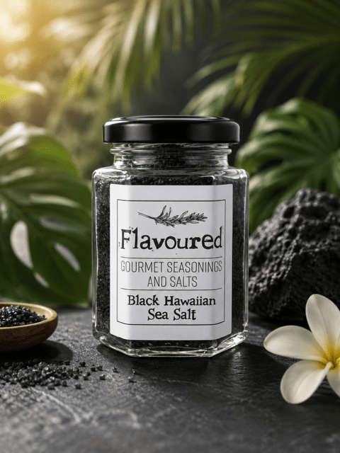 Hawaiian Black Salt Finishing Salt - Flavoured Gourmet Seasonings