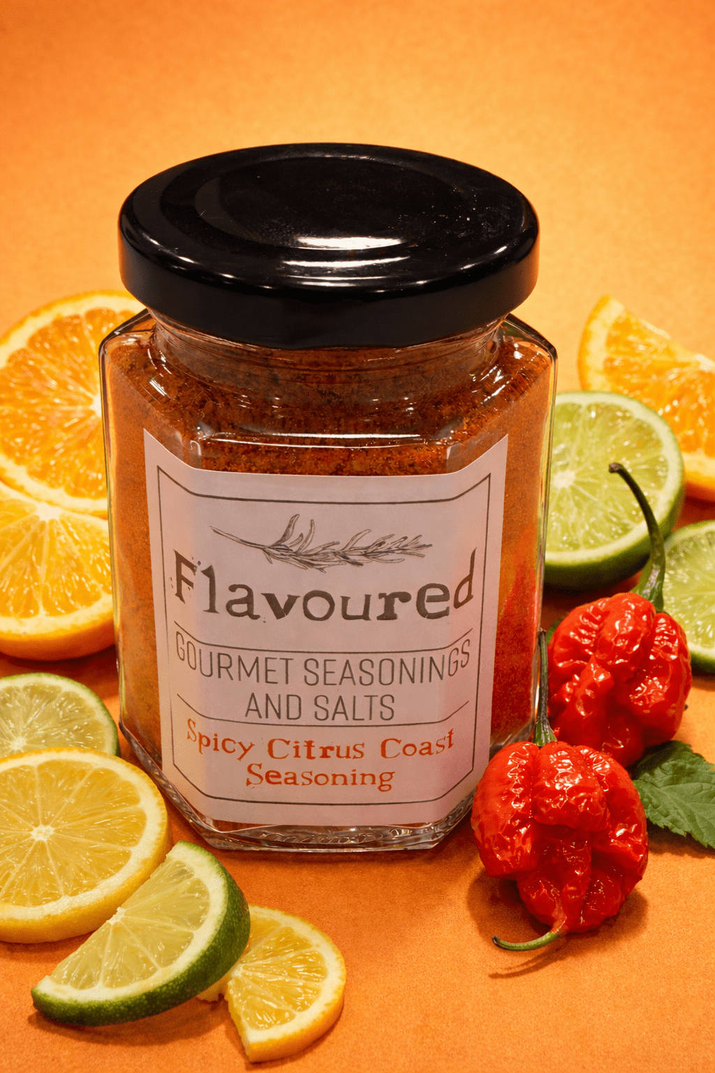 Spicy Citrus Seasoning Blend (Scorpion Chili + Citrus) - Flavoured Gourmet Seasonings